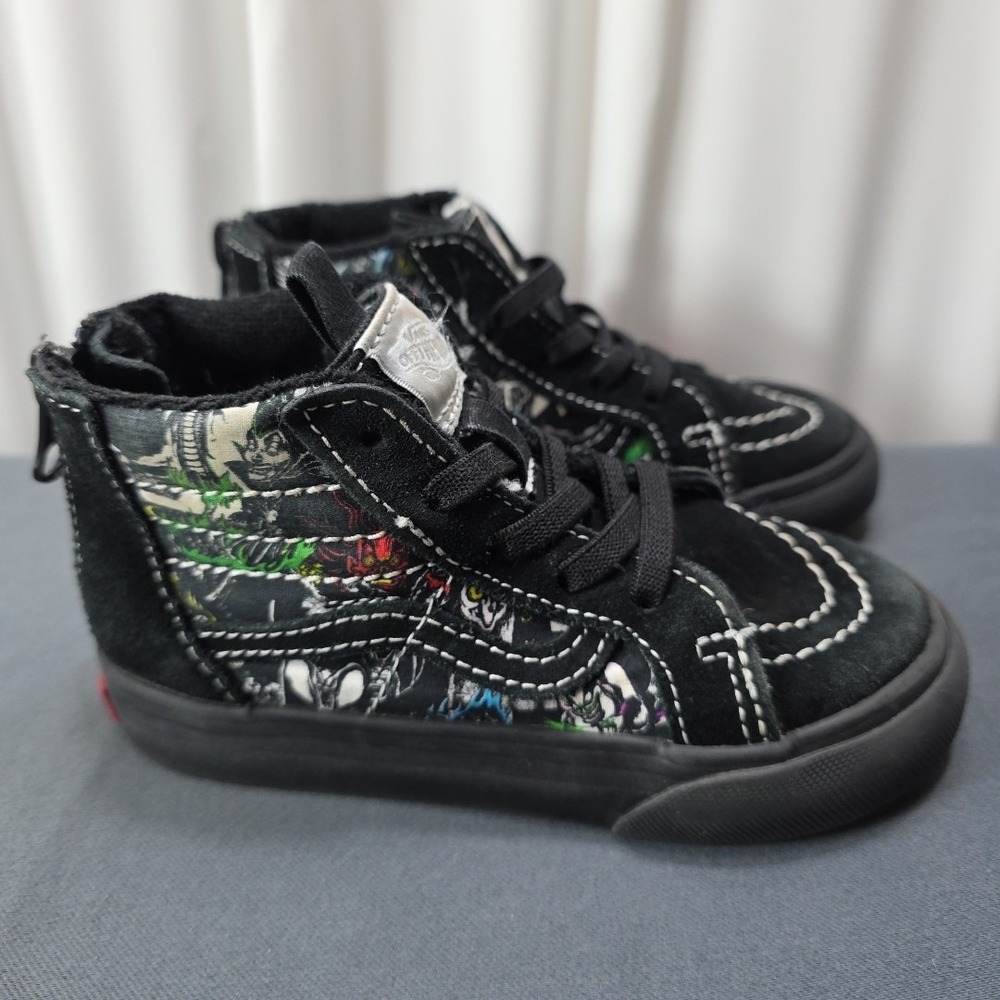 Vans X‎ Disney 100 Toddler Kids SK8-Hi Zip Villains Size 8